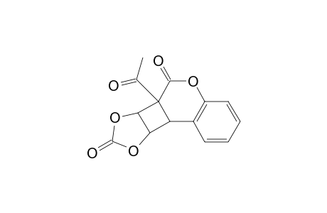6H-[1,3]Dioxolo[3,4]cyclobuta[1,2-c][1]benzopyran-6,8-dione, 6a-acetyl-6a,6b,9a,9b-tetrahydro-