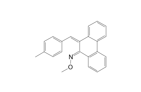 (E)-methoxy-[(10Z)-10-(4-methylbenzylidene)-9-phenanthrylidene]amine