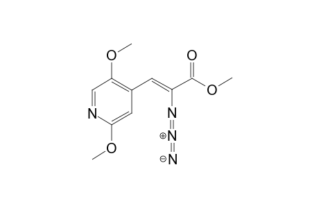 Methyl 2-azido-3-(2',5'-dimethoxypyridin-4'-yl)-acrylate