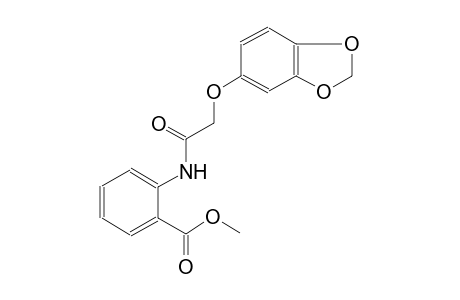 benzoic acid, 2-[[(1,3-benzodioxol-5-yloxy)acetyl]amino]-, methyl ester