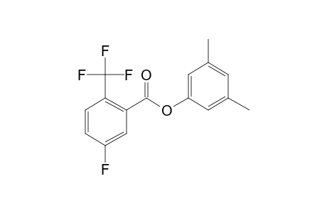 5-Fluoro-2-trifluoromethylbenzoic acid, 3,5-dimethylphenyl ester