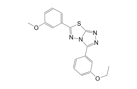 3-(3-ethoxyphenyl)-6-(3-methoxyphenyl)[1,2,4]triazolo[3,4-b][1,3,4]thiadiazole