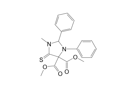 4,4-Imidazolidinedicarboxylic acid, 1-methyl-2,3-diphenyl-5-thioxo-, dimethyl ester
