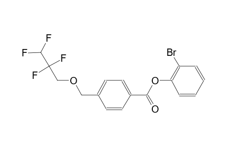 2-bromophenyl 4-[(2,2,3,3-tetrafluoropropoxy)methyl]benzoate