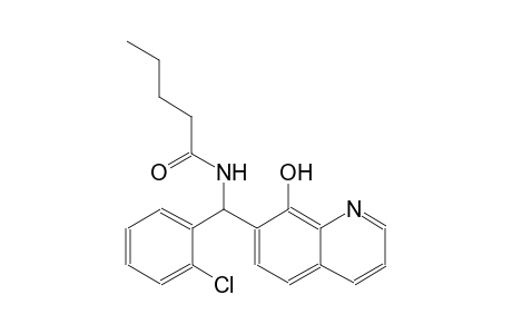 pentanamide, N-[(2-chlorophenyl)(8-hydroxy-7-quinolinyl)methyl]-