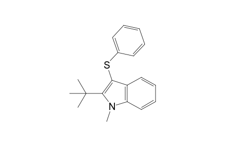 2-Tert-Butyl-1-methyl-3-(phenylthio)-1H-indole
