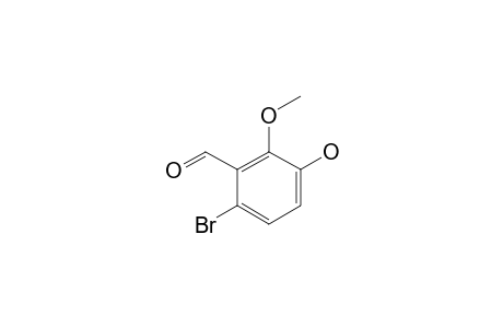 6-BrOMO-3-HYDROXY-2-METHOXYBENZALDEHYDE