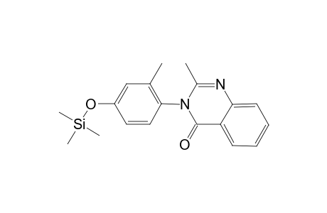 4(3H)-Quinazolinone, 2-methyl-3-[2-methyl-4-[(trimethylsilyl)oxy]phenyl]-