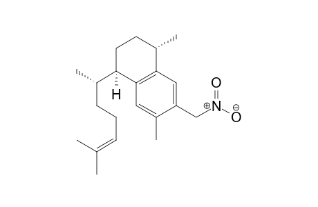 rac-(1S,4R)-1,6-Dimethyl-4-((S)-6-methylhept-5-en-2-yl)-7-(nitromethyl)-1,2,3,4-tetrahydronaphthalene