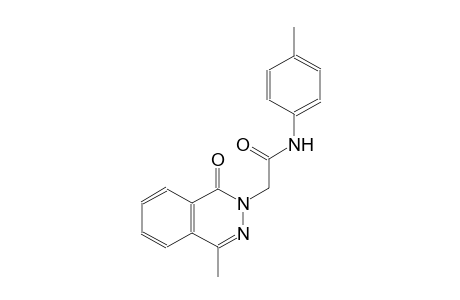 2-(4-methyl-1-oxo-2(1H)-phthalazinyl)-N-(4-methylphenyl)acetamide
