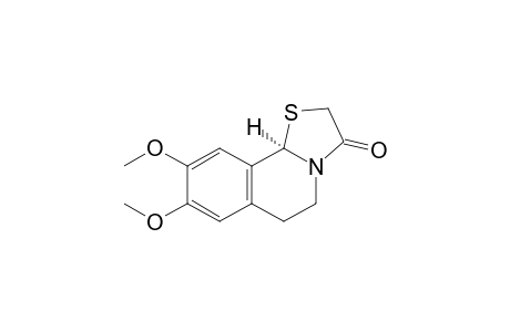 (10bR)-8,9-dimethoxy-6,10b-dihydro-5H-thiazolo[2,3-a]isoquinolin-3-one