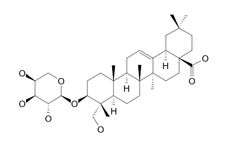 LEONTOSIDE-A;HEDERAGENIN-3-O-ALPHA-L-ARABINOPYRANOSIDE