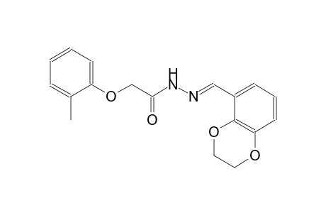 N'-[(E)-2,3-dihydro-1,4-benzodioxin-5-ylmethylidene]-2-(2-methylphenoxy)acetohydrazide