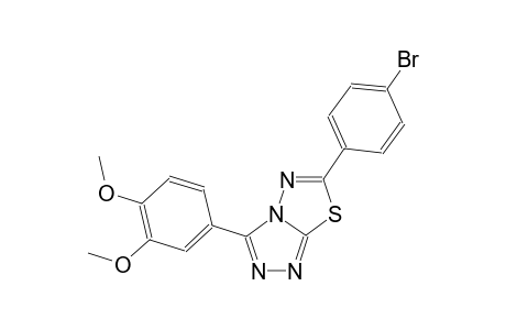 [1,2,4]triazolo[3,4-b][1,3,4]thiadiazole, 6-(4-bromophenyl)-3-(3,4-dimethoxyphenyl)-