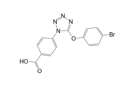 4-[5-(4-bromophenoxy)-1H-tetraazol-1-yl]benzoic acid