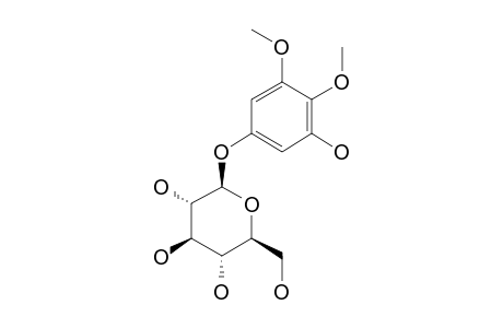 3-HYDROXY-4,5-DIMETHOXYPHENYL-BETA-D-GLUCOPYRANOSIDE