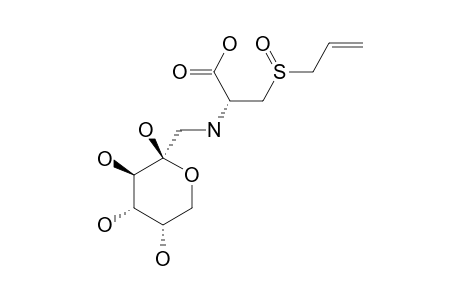 (-)-N-(1'-DEOXY-1'-BETA-D-FRUCTOPYRANOSYL)-S-ALLYL-L-CYSTEINESULFOXIDE