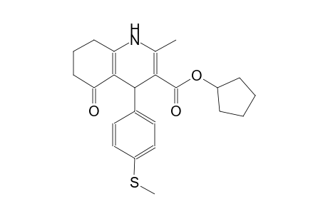 3-quinolinecarboxylic acid, 1,4,5,6,7,8-hexahydro-2-methyl-4-[4-(methylthio)phenyl]-5-oxo-, cyclopentyl ester