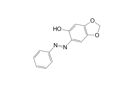 1,3-Benzodioxol-5-ol, 6-[2-phenyldiazenyl]-