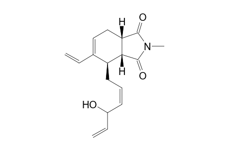(rel-3aR,4R,7aS)-4-((Z)-4-hydroxyhexa-2,5-dienyl)-2-methyl-5-vinyl-3a,4,7,7a-tetrahydro-1H-isoindole-1,3(2H)-dione