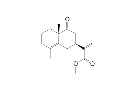 2-[(2S,4aS)-4-keto-4a,8-dimethyl-1,2,3,5,6,7-hexahydronaphthalen-2-yl]acrylic acid methyl ester
