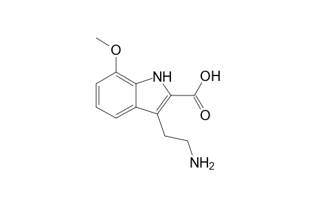 3-(2-aminoethyl)-7-methoxy-1H-indole-2-carboxylic acid