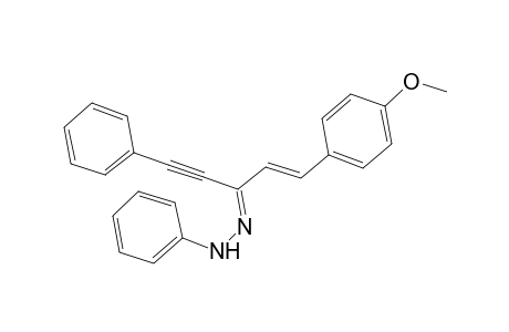 N-[(Z)-[(E)-1-(4-methoxyphenyl)-5-phenyl-pent-1-en-4-yn-3-ylidene]amino]aniline