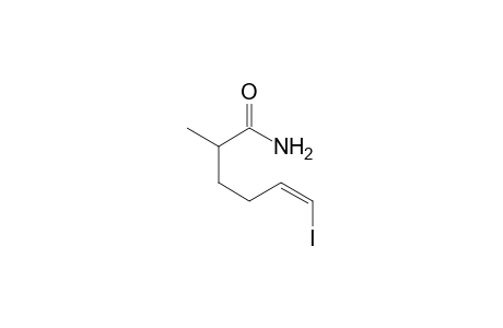 (Z)-6-Iodo-2-methylhex-5-enamide