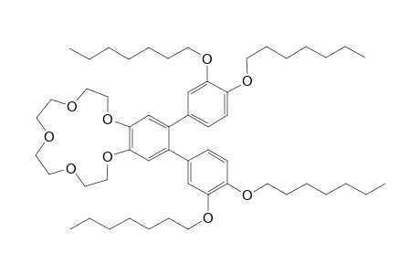 4,5-Bis(3',4'-heptyloxyphenyl)benzo[15]crown-5