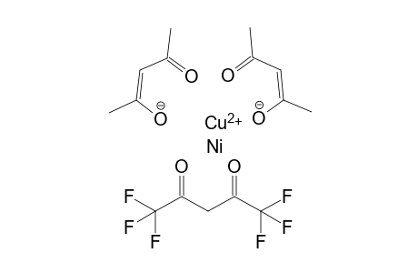 Copper(II) 1,1,1,5,5,5-hexafluoropentane-2,4-dione nickel bis((Z)-4-oxopent-2-en-2-olate)