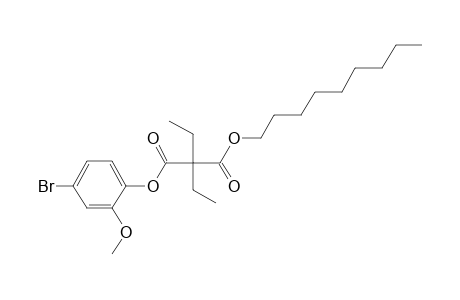 Diethylmalonic acid, 4-bromo-2-methoxyphenyl nonyl ester