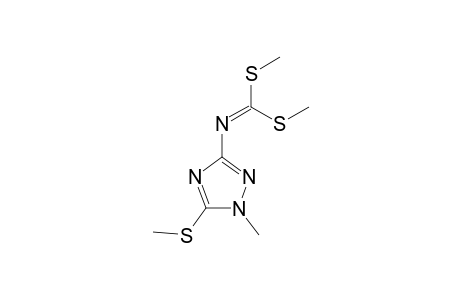 DIMETHYL-(2-METHYL-3-METHYLTHIO-2H-1,2,4-TRIAZOL-5-YL)-IMINODITHIOCARBONATE