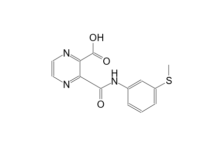 2-pyrazinecarboxylic acid, 3-[[[3-(methylthio)phenyl]amino]carbonyl]-