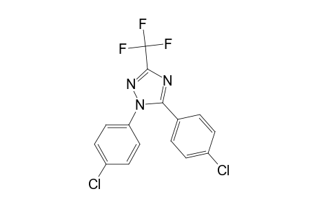 1H-1,2,4-Triazole, 1,5-bis(4-chlorophenyl)-3-(trifluoromethyl)-