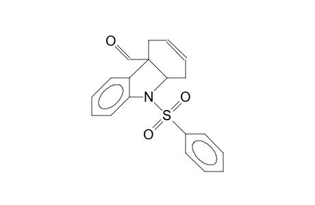 4a-Formyl-N-phenylsulfonyl-1,4,4a,9a-tetrahydro-carbazole