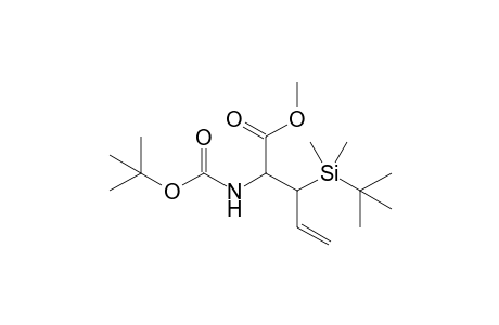 Methyl 2-[(t-butoxycarbonyl)amino]-3-[(t-butyl)dimethylsilyl]pent-4-enoate