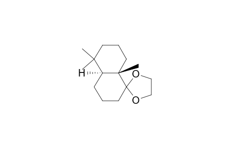 (4'aS,8'aS)-1',1',4'a-trimethylspiro[1,3-dioxolane-2,5'-decalin]