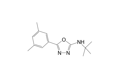 N-tert-Butyl-5-(3,5-dimethylphenyl)-1,3,4-oxadiazol-2-amine