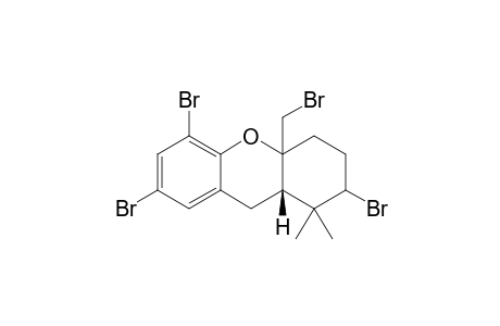 TETRABROMOCACOXANTHENE;(2S,4AS,9AS)-2,5,7-TRIBROMO-4A-BROMOMETHYL-1,1-DIMETHYL-2,3,4,4A,9,9A-HEXAHYDRO-1H-XANTHENE