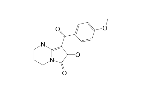 7-HYDROXY-8-(4-METHOXYBENZOYL)-6-OXO-1,2,3,4,6,7-HEXAHYDROPYRROLO-[1,2-A]-PYRIMIDINE
