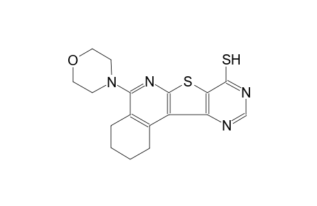 pyrimido[4',5':4,5]thieno[2,3-c]isoquinoline-8-thiol, 1,2,3,4-tetrahydro-5-(4-morpholinyl)-