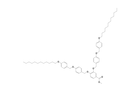 [4-(2)-3,4]-12G1-CO2CH3;METHYL-3,4-BIS-[4'-[PARA-(N-DODECAN-1-YLOXY)-BENZYLOXY]-BENZYLOXY]-BENZOATE