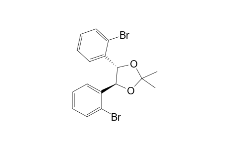 (4S,5S)-4,5-bis(2-bromophenyl)-2,2-dimethyl-1,3-dioxolane