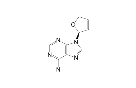 (+/-)-N(9)-(1-OXA-3-CYCLOPENTEN-2-YL)-ADENINE