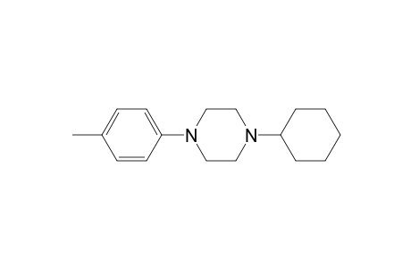 1-Cyclohexyl-4-(4-methylphenyl)piperazine
