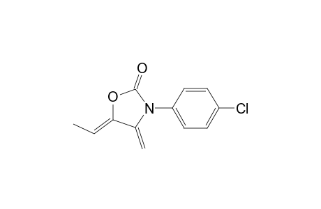 (5Z)-3-(4-chlorophenyl)-5-ethylidene-4-methylene-2-oxazolidinone