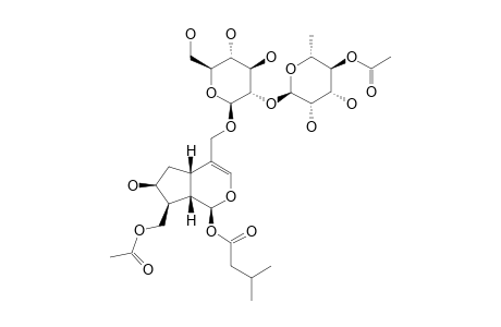 10-O-ACETYLPATRIONOSIDE-AGLYCONE-11-O-[4''-O-ACETYL-ALPHA-L-RHAMNOPYRANOSYL-(1->2)-BETA-D-GLUCOPYRANOSIDE]