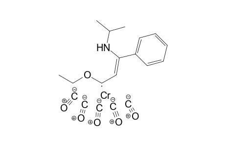 Pentacarbonyl[1-ethoxy-3-(isopropylamino)-3-phenyl-(Z)-2-propenyliden]chromium