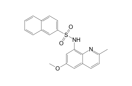 N-( 6'-Methoxy-2'-methyl-8'-quinolyl)-.beta.-naphthalenesulfonamide
