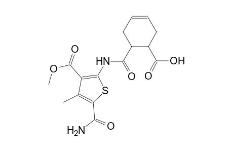 6-({[5-(aminocarbonyl)-3-(methoxycarbonyl)-4-methyl-2-thienyl]amino}carbonyl)-3-cyclohexene-1-carboxylic acid